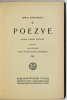 KONOPNICKA Marya - Poezye. Wyd. zupełne, krytyczne. Oprac. Jan Czubek. T. 1-8. Słowo wstępne Henryka Sienkiewicza